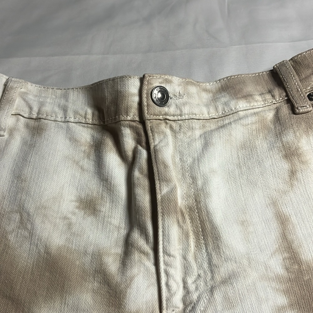 Aerie Tie Dyed Distressed Jean Shorts - Picture 5 of 11